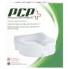 PCP, Molded Raised Toilet Seat with Tightening Lock, 7015