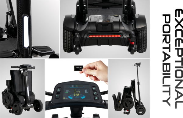 Pride, Go Go Super Portable 4 Wheel Scooter - Image 8