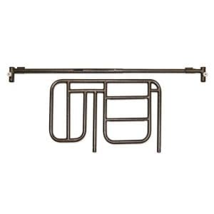 Medline Home Care Bed Half Safety Rail Bars, disassembled, for mobility and patient safety.