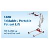 Span America, F400 Foldable Patient Lift - Image 6