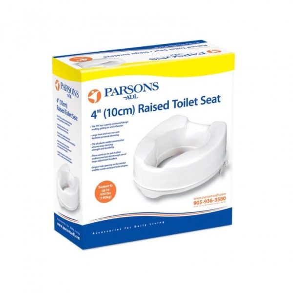 Parsons, 4" Raised Toilet Seat, 16B027