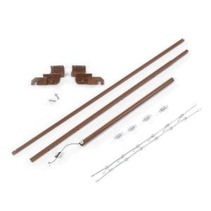 Invacare IVC Bed Extender Kit: metal rods and brackets for home care bed support expansion.