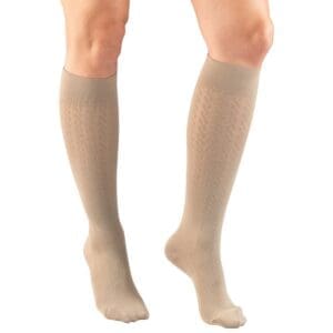 Truform 15-20 mmHg compression knee high socks for women, mobility support, home care.