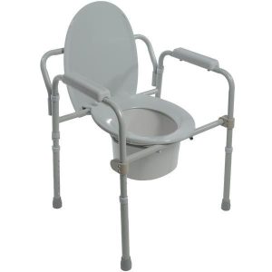 PCP, 3-In-1 Folding Steel Commode, 552300