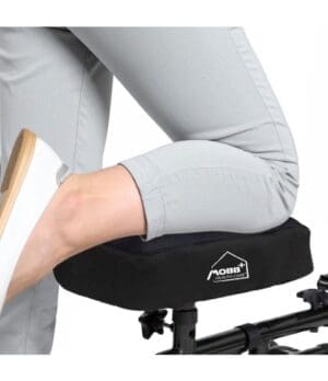 MOBB HHC Knee Walker with gel memory foam cushion for home mobility support.