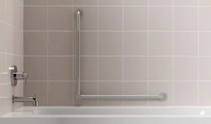 HealthCraft, L-Shaped 90° Grab Bar - 30″x30″, GB-30x30-SK