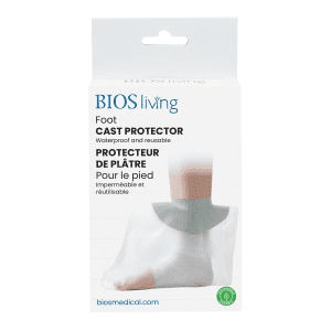 BIOS living Foot Cast Protector, waterproof cover for home care, mobility, medical equipment.