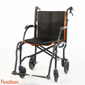 HumanCare, Feather 18" Transport Wheelchair, 3001