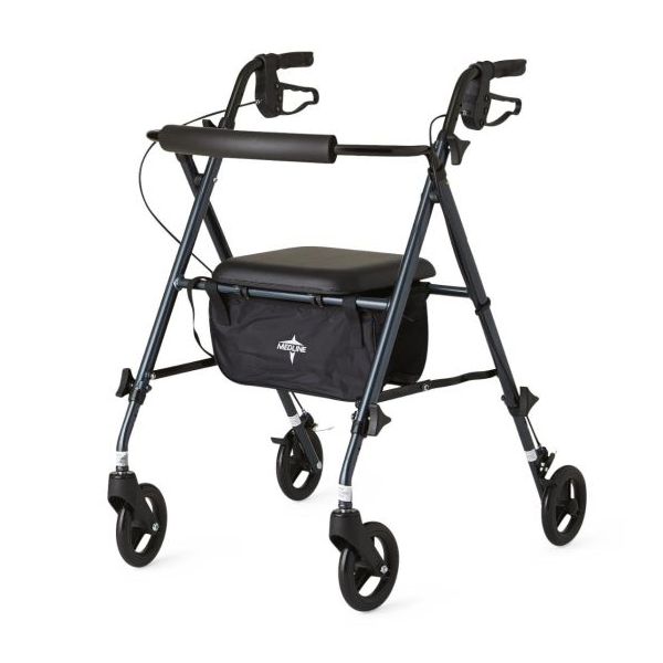 Medline, Superlight Aluminum Rollators, MDS86825SLB