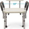 Medline, Knockdown Bath Bench with Arms and Back, MDS89745RAH - Image 6