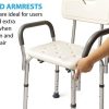 Medline, Knockdown Bath Bench with Arms and Back, MDS89745RAH - Image 5