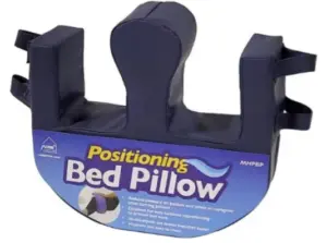 MOBB Positioning Bed Pillow with secure straps for patient stability in home care.