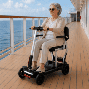 MOVO PILOT Mobility Scooter provides outdoor mobility support for seniors.