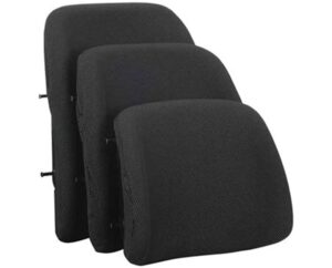 Motion Concepts Matrx PB Backrests: fabric-covered, metal pins, for wheelchair mobility support.