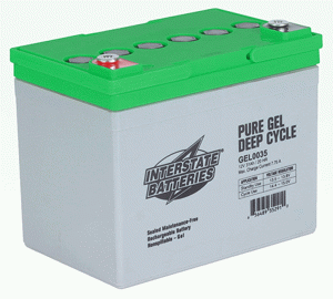 Interstate ABC, Gel Batteries, GEL0035