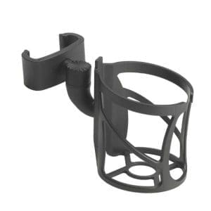 Drive Nitro Walker Rollator Clamp-On Cup Holder, lightweight plastic for mobility support.