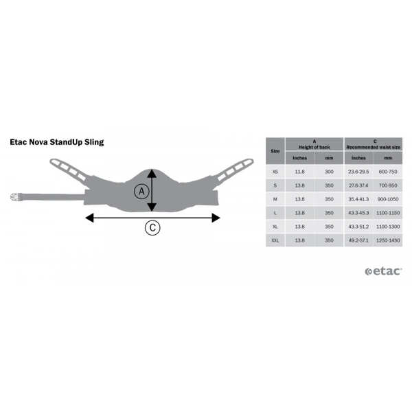 Etac, Nova StandUp Sling, 1722010 - Image 2