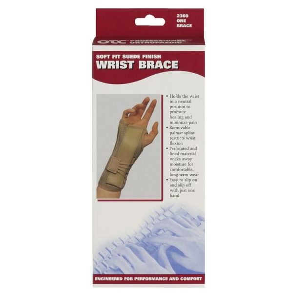OTC, Suede Finish Wrist Brace, 2360 - Image 2
