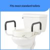 Medline, 3.5 Inch Standard Toilet Seat Riser with Arms, G4-301RX1 - Image 4