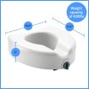 Medline, 5 Inch Raised Toilet Seat with Lock, G4-501RX1 - Image 5