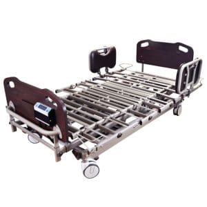 Drive Prime Plus Bariatric Expandable Bed with side rails, wheels, for home care patients.