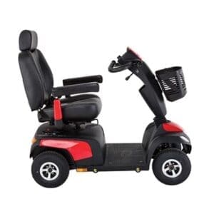 Invacare Pegasus Pro 4-Wheel Mobility Scooter with padded seat for mobility support.