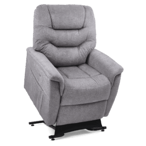 Golden Deluna PL446 Lift Chair: gray recliner, lift mechanism, for mobility support and home care.