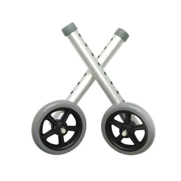 ERP, Wheels 12,5 cm(5 in) for Walkers complete with Glides, PP4245-05