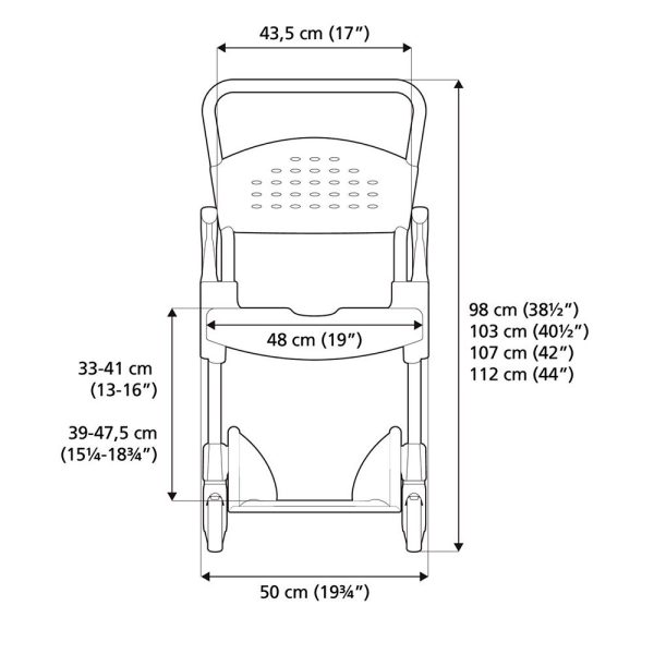 Etac, Clean Shower Commode, 80229269 - Image 3