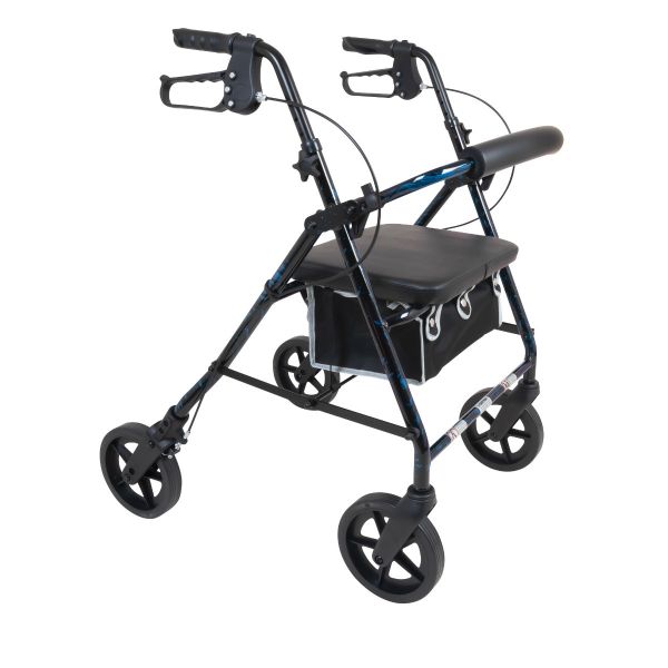 ProBasics, Deluxe Blue Flame Aluminum Rollator, RLA8BLF