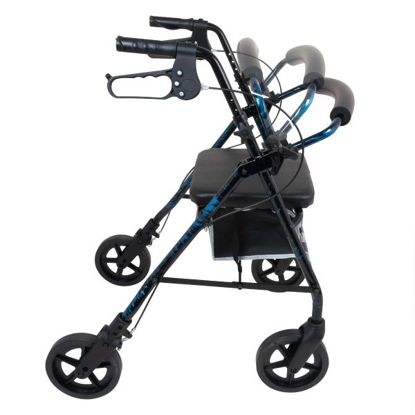 ProBasics, Deluxe Blue Flame Aluminum Rollator, RLA8BLF - Image 2