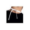 MOBB, Terry Cloth Bib w/ Tie (White), MHBT - Image 2