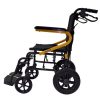 MOBB, 12" Wheel Transport Chair, MHTC12BYE - Image 5