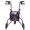 MOBB, 3 Wheel Aluminum Rollator, MH3RLRE, MH3RLBE