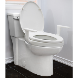 MOBB, 2" Raised Toilet Seat w/Handles, MHRTS2-MB