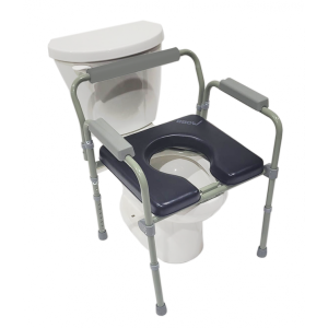 MOBB, Padded Folding Commode Chair, MHCMF-PD