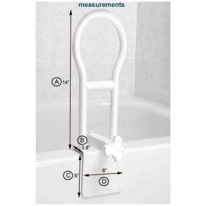 MOBB, Clamp On Tub Rail, MHBTR