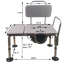 MOBB, Padded Transfer Commode Chair - Image 2