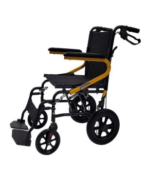 MOBB, 12" Wheel Transport Chair, MHTC12BYE
