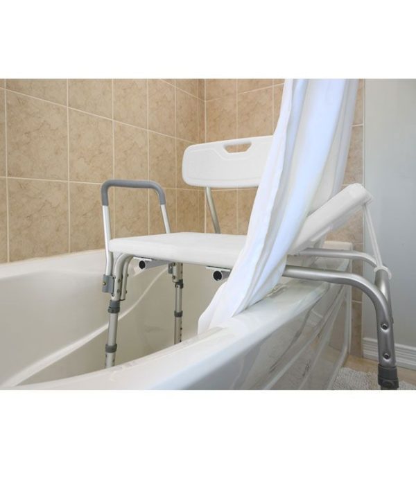 MOBB, Transfer Bath Bench with Curtain Control, MHSBCS