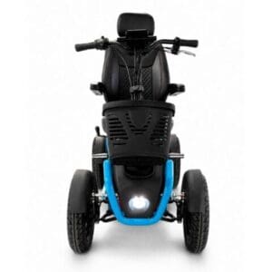MOVO S43 Medical Mobility Scooter, four wheels, padded seat, for mobility support.
