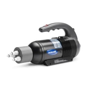 Invacare RAP01 handheld mattress inflator for rapid home care mattress inflation and deflation.