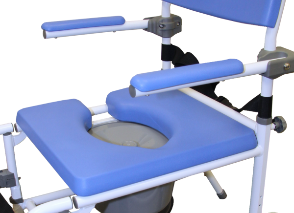 EZee Life, 18" Shower Commode with 4 Way Seat - Image 3