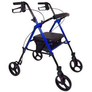 ProBasics, Aluminum Height Adjustable Rollator with 8-Inch Wheels, RLAA8BL