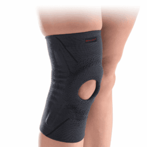 DonJoy Rotulax Knee Brace with open patella for mobility support and pain relief.