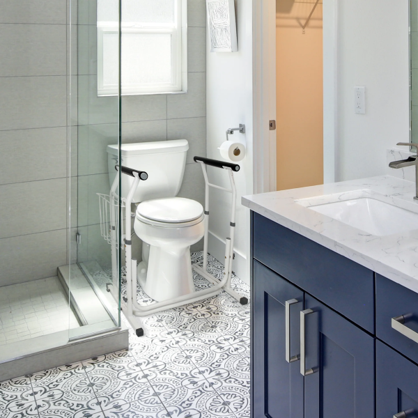 Carex, Stand-Alone Adjustable Toilet Safety Frame, FGE815C0 - Image 6