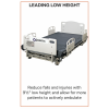 Joerns, RC Ultra Hi-Lo 850 Bariatric Hospital Bed with Rails Included, RCUHLB850BED - Image 2