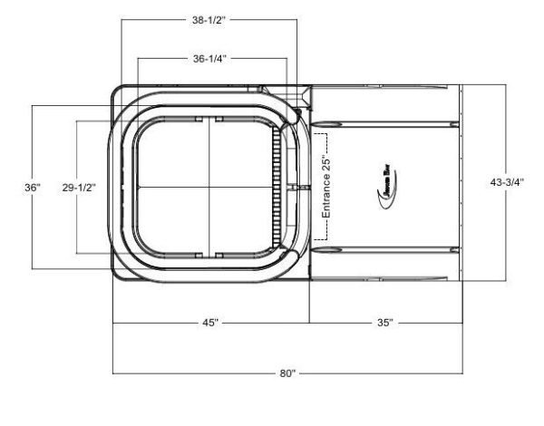Rental, Shower Bay - Portable Roll in Shower (Monthly) - Image 8