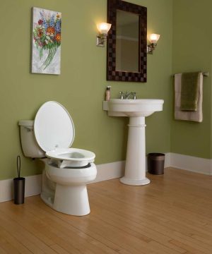 Bemis, Clean Shield™ Elevated Toilet Seat 3", 7YE05310TSS 000