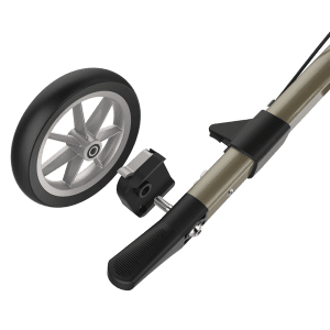 REHASENSE Slow Down Brake Soft Wheels for mobility support, detachable wheel and brake mechanism shown.